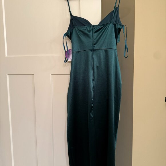 Windsor, Size Large, Hunter Green Mid length dress - Picture 6 of 6